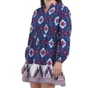 Garrie B Multicolor Cotton Patterned Dress